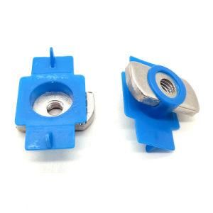 Hot DIP Galvanized Steel Nut with Plastic Wing