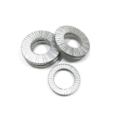 M16 Titanium Gaskets Nords Lock Wedge Locking Washers DIN 25201 Double Fold Self-Locking Lock Titanium Washers