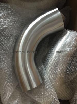 Joneng Stainless Steel Dairy Sanitary Fittings 90 Degree Buttweld Elbow (JN-FT 3001)