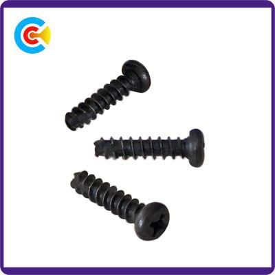 DIN/ANSI/BS/JIS Carbon-Steel/Stainless-Steel Pan Cutting Tail Self-Tapping Furniture Plastic Fasteners Screws