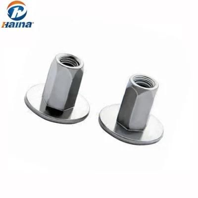 Flat Head Large Flange Full Hexagonal Body Rivet Nuts