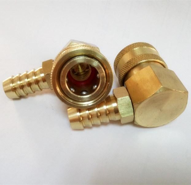 CNC Lathe Parts Female Mold Brass Water Coupling