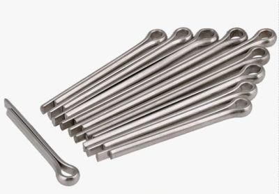 China Wholesale Fastener Hardware Directly Sell Stainless Steel SS304 Split Pins Galvanized Cotter Split Pins DIN94 Spring Split Pins