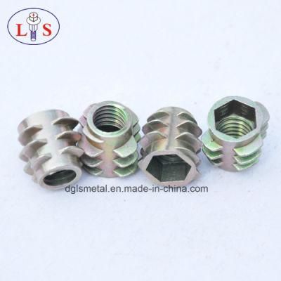 Zinc Alloy Insert Nut Hexagonal Socket Nut