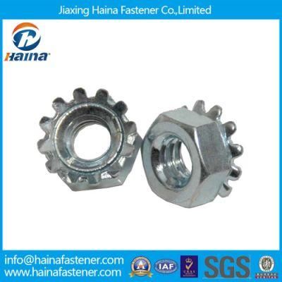 Custom High Precision Stainless Steel Hexagon Keps Nuts M5