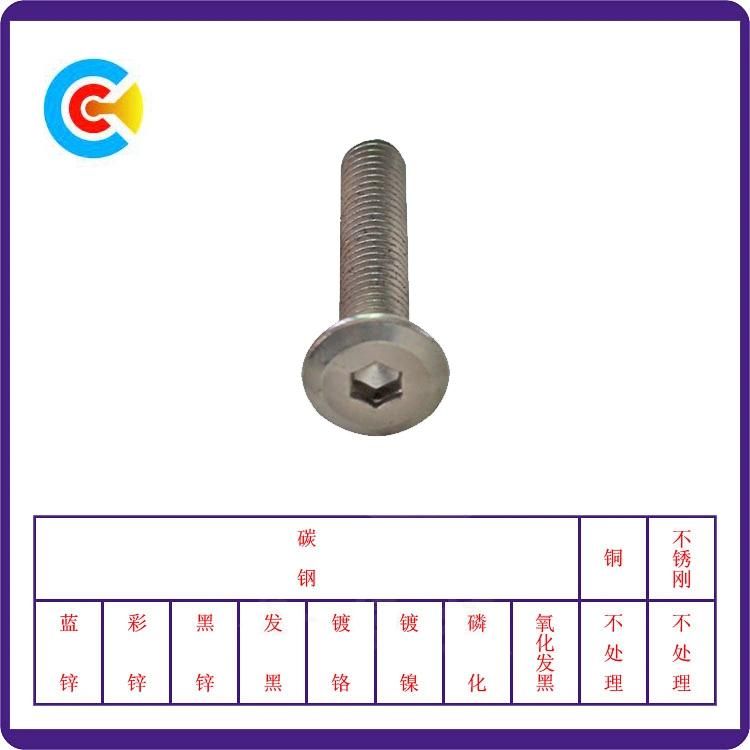 Galvanized Grub Screw Socket Cap Screw Button Head Screw