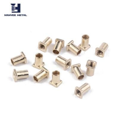 Brass Square Head Inner Thread Rivet