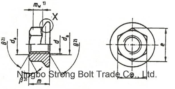 10% off ISO4161 Hex Flange Nuts Class 10