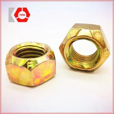 High Quality Stainless Steel Hexagon Nuts DIN934 with Yellow Zinc Plated Cheap