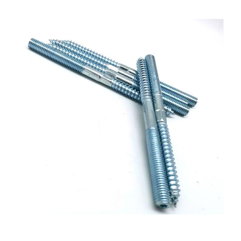 DIN938 High Strength Color Zinc Plated Stud Screw Hanger Screw with Wood Thread