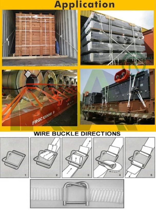 50mm High Tensile Galvanized Metal Wire Buckles