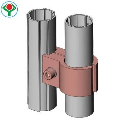 Aluminum Connector Aluminum Pipe Fitting for Lean Production Building Kit System Low Cost Intelligent Automation Rack Cart Workbench