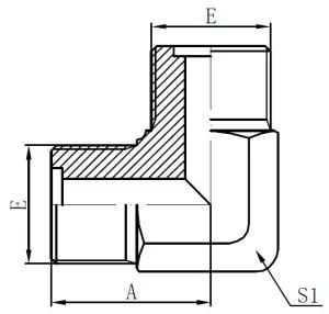 90 Degree Metric Male O-Ring