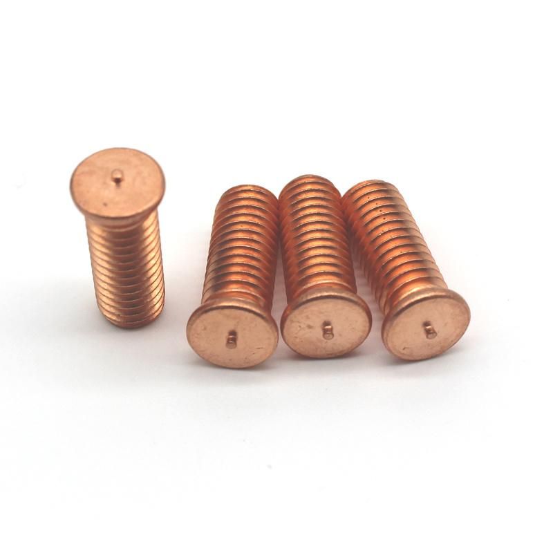 Copper Plated Spot Welding Screw Welding Threaded Stud