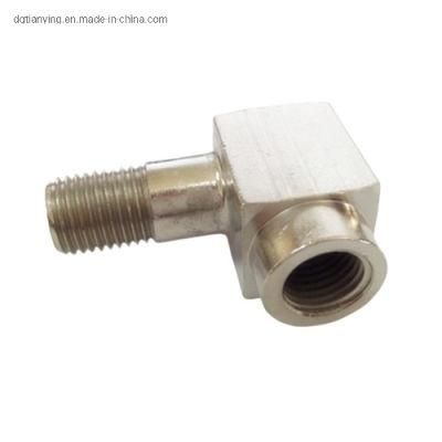 CNC Turning Milling Parts Nickel Plate Brass Hex Connection Nipple