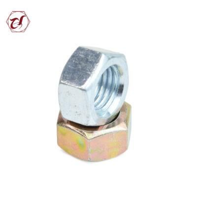 Zinc Plated Black Hex Nuts Hexagon Head Carbon Steel Nuts The Withe and Blue Zinc Plated Hex Nut Black Hex Nut