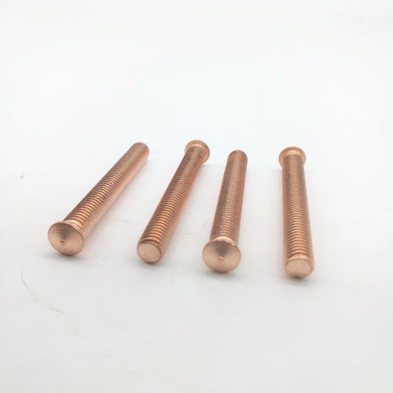 Ppap Level 3 Carbon Steel / Copper Plating Welding Studs