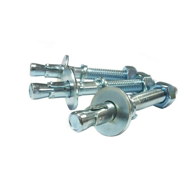 White Blue Zp Carbon Steel with Mark Lined Wedge Anchor/Through Bolt/Drop-in Wedge Anchor