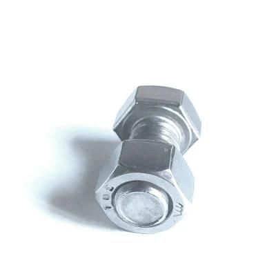 DIN933 Hexagon Head Bolts Nuts Galvanized Hex Nuts and Bolts