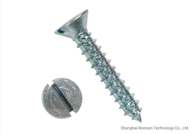 Type C /Type Ab Slotted Flat Countersunk Head Self Tapping Screws