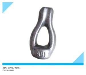 Pole Line Hardware Forged Ball Eye, Thimble Eye Nut Ball Eye Nut