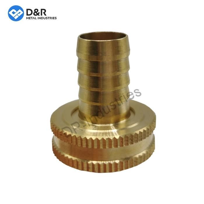 Pneumatic Air Quick Connect Swivel Nut Female Thread 3/4X3/4 Brass Hose Barb Fitting