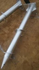 Galvanized Welding Screw Pile Without Flange for Solar
