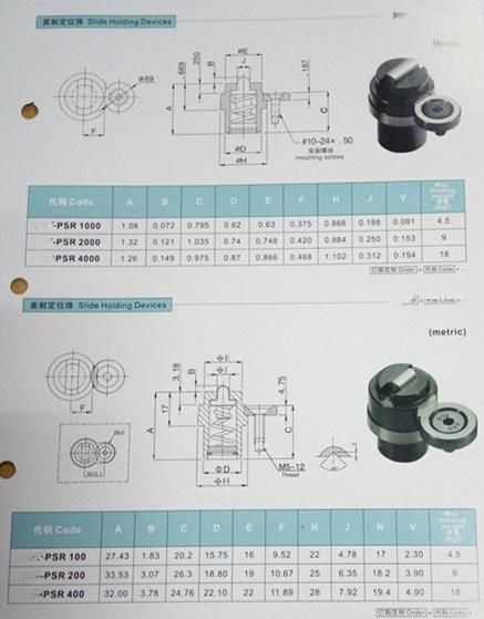 Dme Mould Tools Metal Parts Slide Retainer in Inch