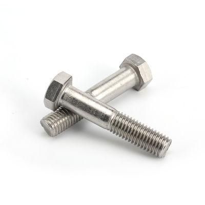 China Factory Stainless Steel 304 316 Hex Head Bolt DIN931 Bolt