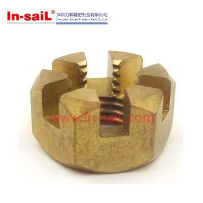 DIN 935-1-2013 Hexagon Slotted Nuts and Castle Nuts with Metric Coarse and Fine Pitch Thread, Product Grades a and B