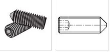 Precise Carbon Steel Hexagon Socket Set Screws DIN913 DIN914 DIN916