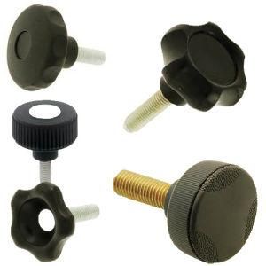Hand Screw/ Handle with Thermoplastic and Steel Threaded