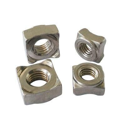 DIN928 Galvanized Square Weld Nuts ISO13680 Carbon Steel Nuts