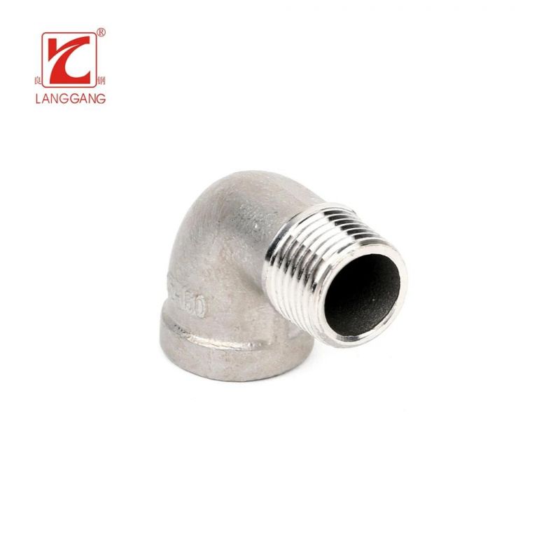 90 Degree Stainless Steel Thread Screwed Street Elbow Pipe Fitting