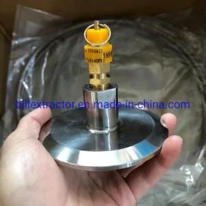 Stainless Steel 3inch Tri Clamp Cap Lid Attached Safety Pressure Valve
