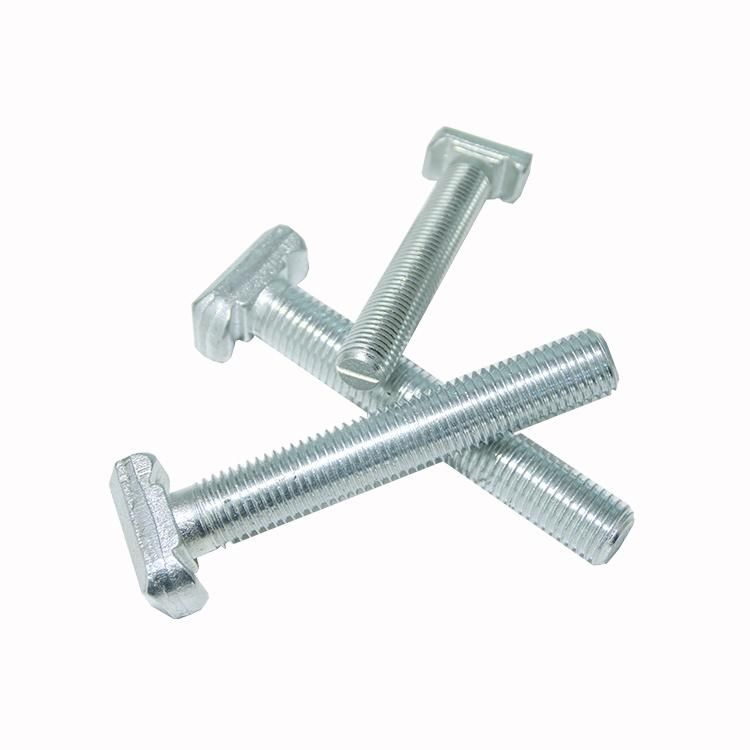 Carbon Steel Hanger Bolt, Metal-Wood Hanger Bolt Double Head Threaded Screws Stud Bolt Zinc Plate Plain