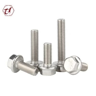 Stainless Steel 304/316 A2-70 and A4-70 Hex Head Flange Bolt