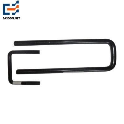 Black High Strength Fasteners Class 8.8 9.8 10.9 12.9 U Bolts Powder Coating Bolt and Nut Made in China