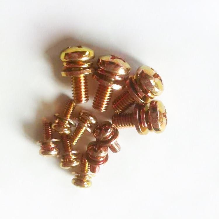 Steel Cross Recessed Pan Head Machine Screws and Washers Assemblies