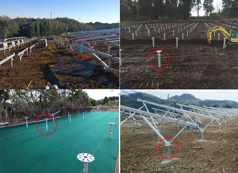 Foundation System Ground Screw Anchor / Ground Screw Pile for Helical Pile Underpinning