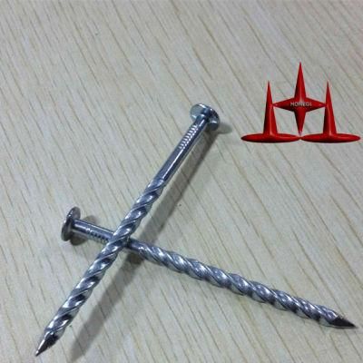 75mm High Quality Galvanized Twisted Screw Shank Pallet Roofing Nail with Assemble Washer