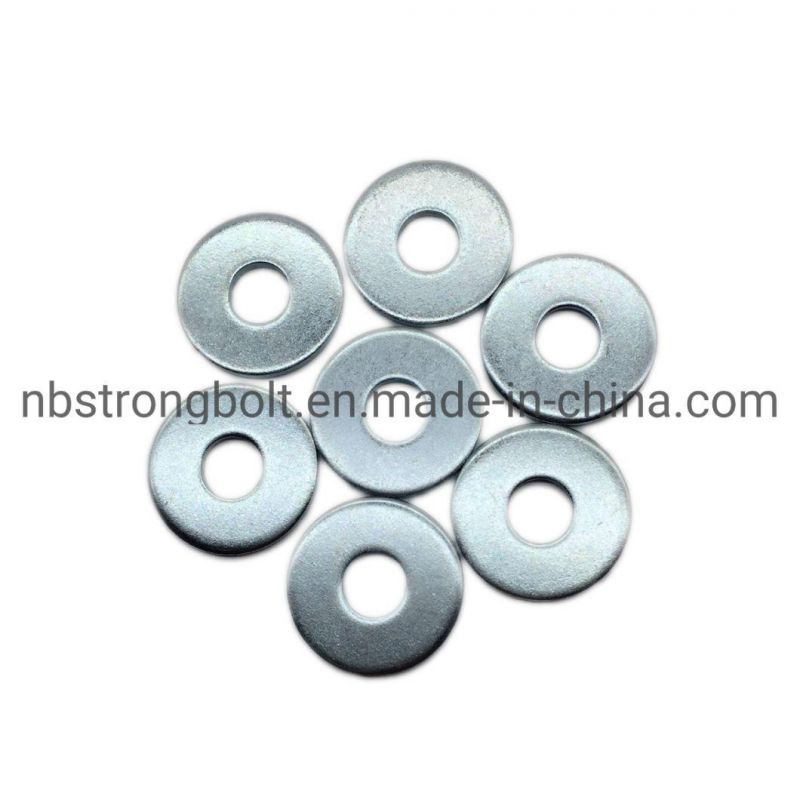 DIN9021 Larg Size Flat Washer with Zinc Plated Cr 3+