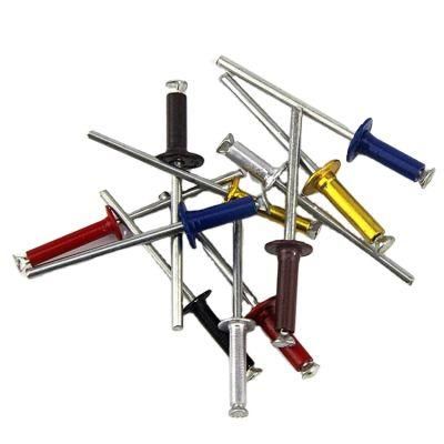 China Wholesale Price DIN 7337 Waterproof Unigrip Threaded Rivet Cap Size Color Csk 6100 Open Type End Aluminium Blind Pop Rivet