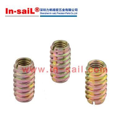 Screwed Inserts for Wood Applications, with Groove for Chips Bn 239 - DIN 7965