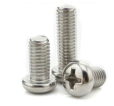 316 Stainless Steel Cross Pan Head Screw Machine Wire Round Head Cross Head Screw M10-M16
