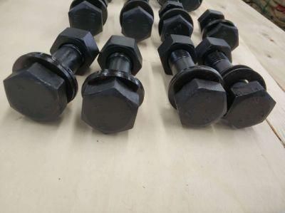 Black - Grade10.9 - M22 - En 14399 Hr/Hv - Heavy Hexagon Head Bolt/Heavy Hex Bolt - Carbon Steel - 42CrMo/B7