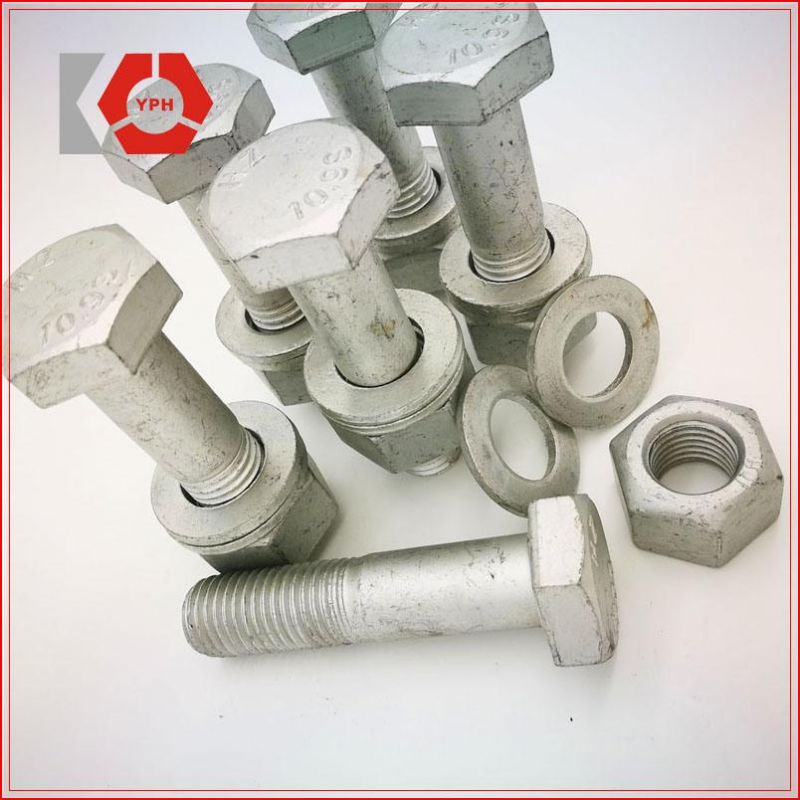 High Quality and Precise HDG Hexagonal Hex Bolt DIN933 and DIN931 with Washer Cheap