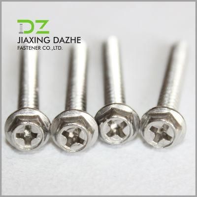 Stainless Steel Screw Fastener Hex Head Washer Head Self Tapping Screw