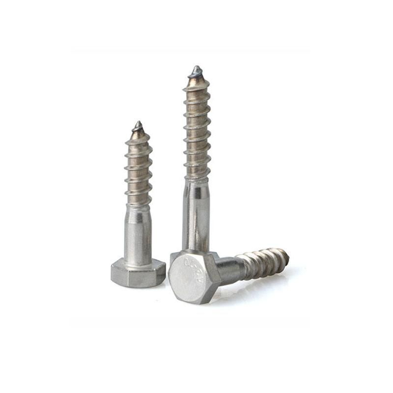 Hexagon Lag Screws Zinc Plated