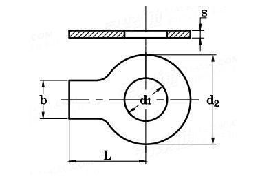 Stainless Steel GB854-One-Ear-Tab-Washers-with-Long-Tab-2